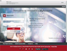 Tablet Screenshot of myaccount.westlakefinancial.com